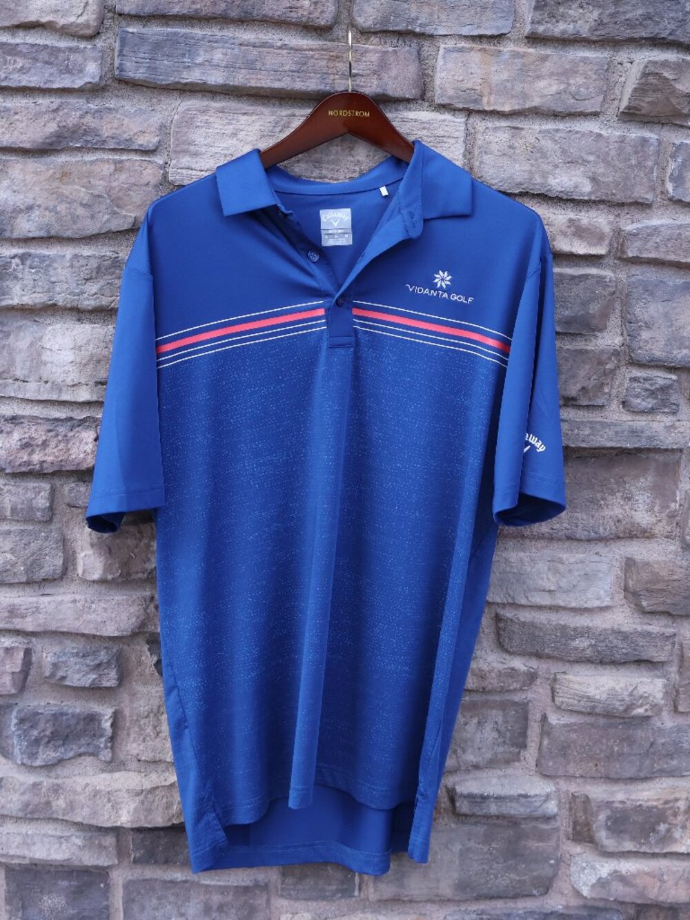 Callaway Opti-Dri Vidanta Golf Performance Polo Blue Men’s M